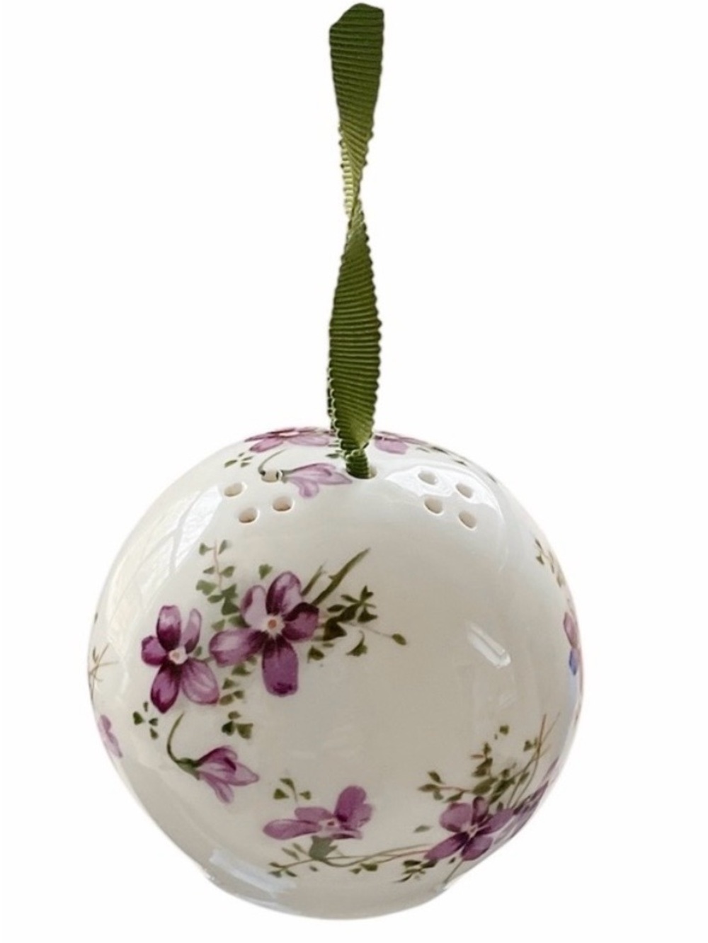 Vintage Hammersley Victorian Violets Pomander Ball England